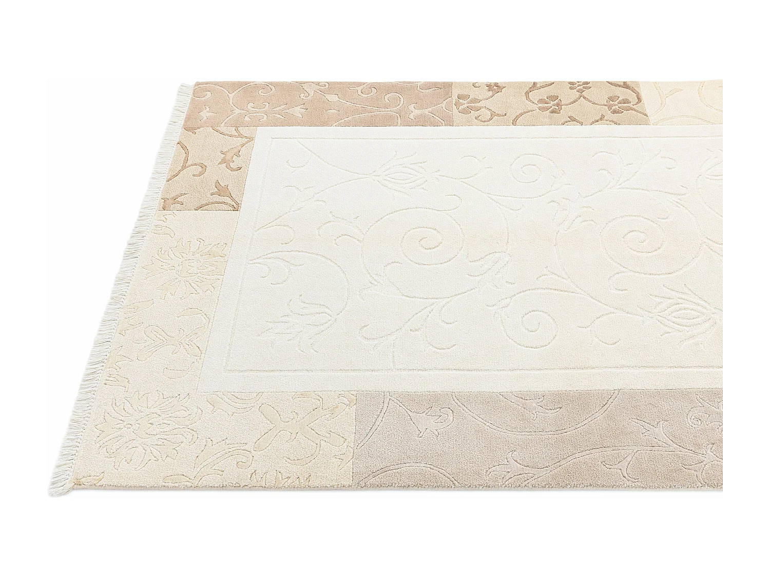 Tapis de laine 117x183 beige Darya