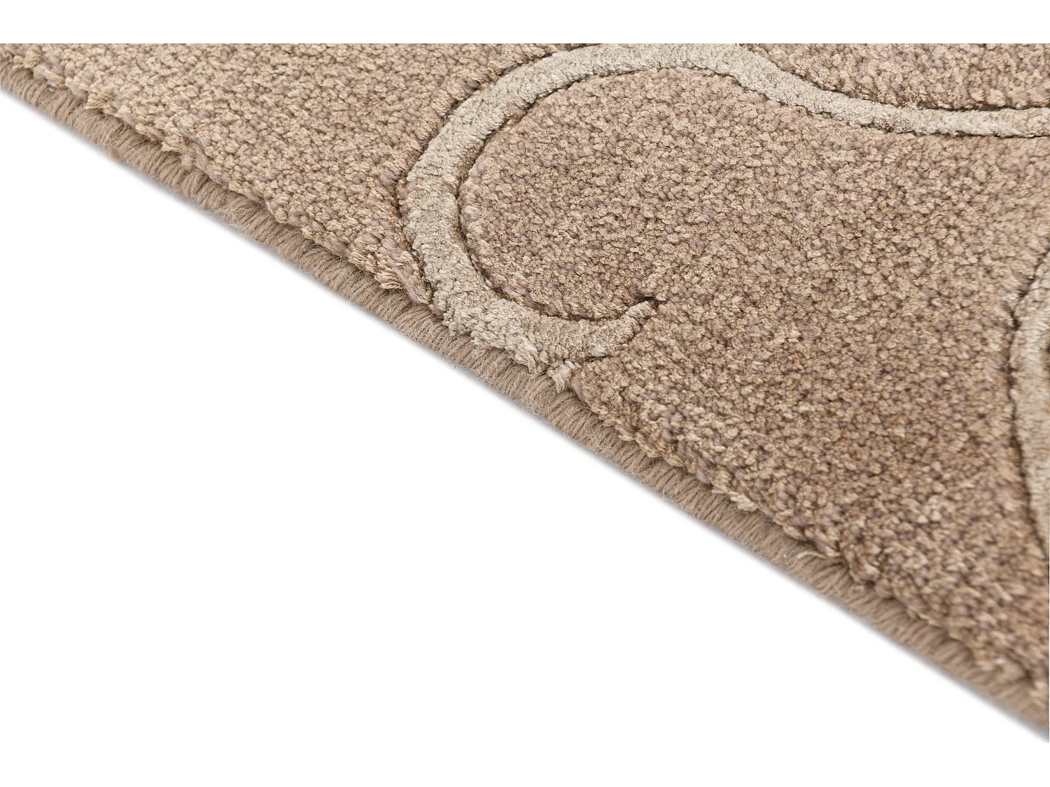 Tapis de laine 117x183 beige Darya