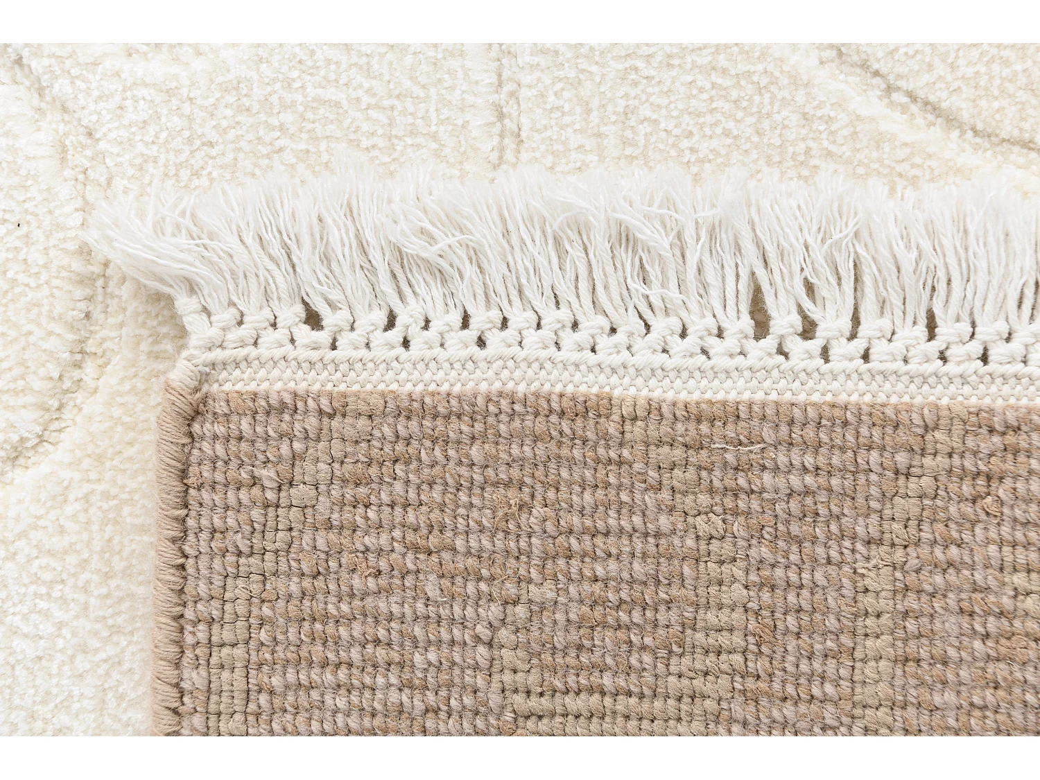 Tapis de laine 117x183 beige Darya