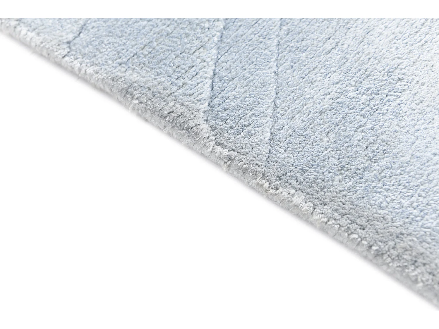 Läufer-Wollteppich 81x297 Blau Darya