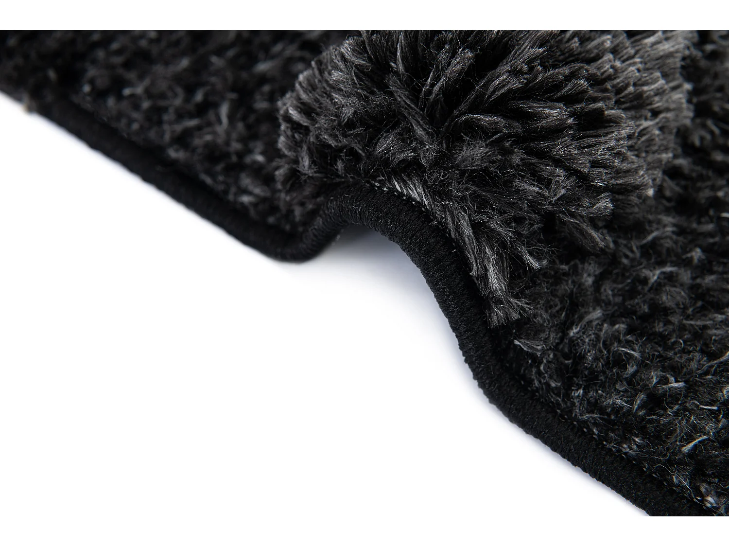 Tapis shaggy 240x305 noir Thun Arbor