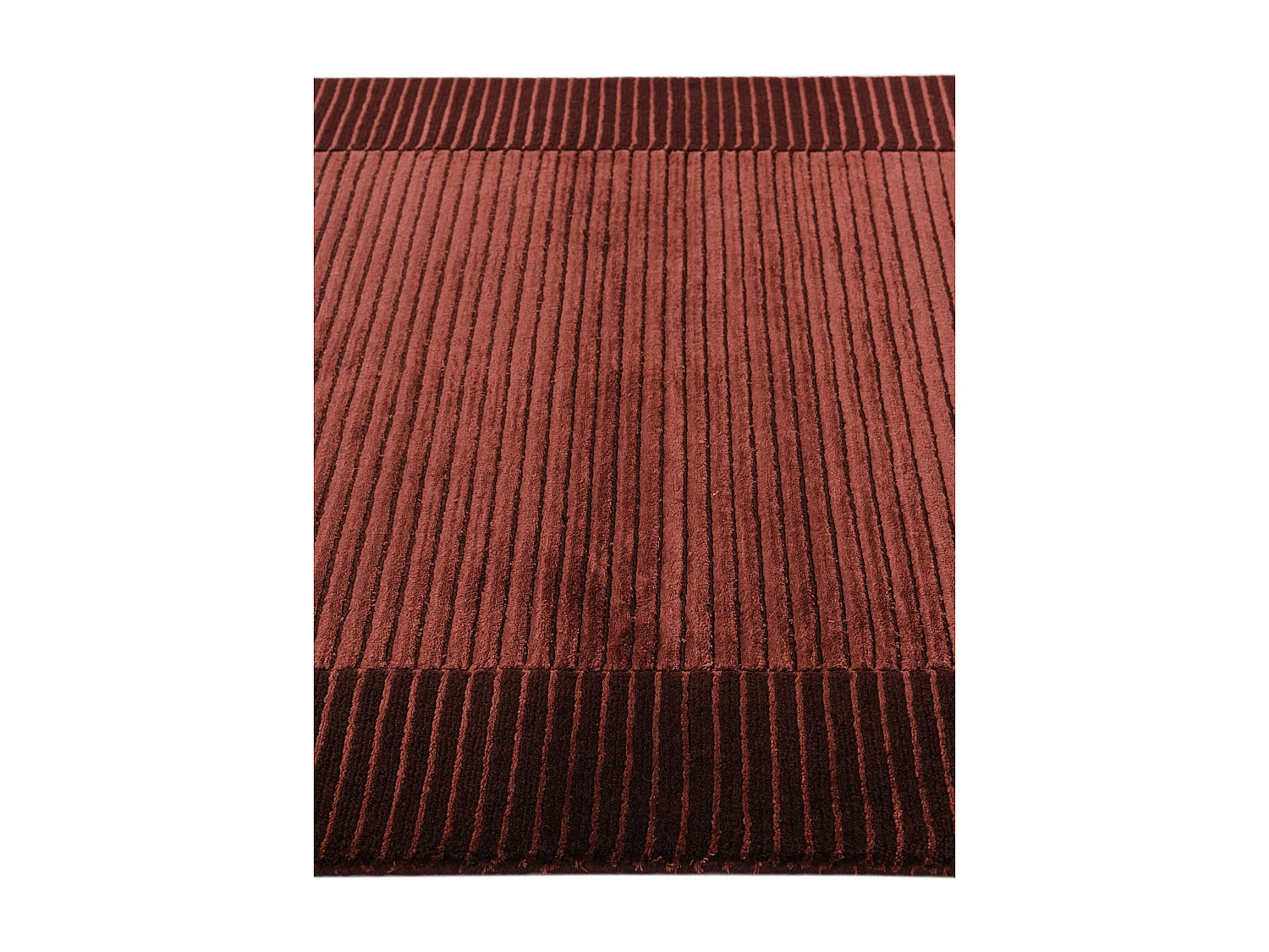 Läufer-Wollteppich 79x297 Rot Darya