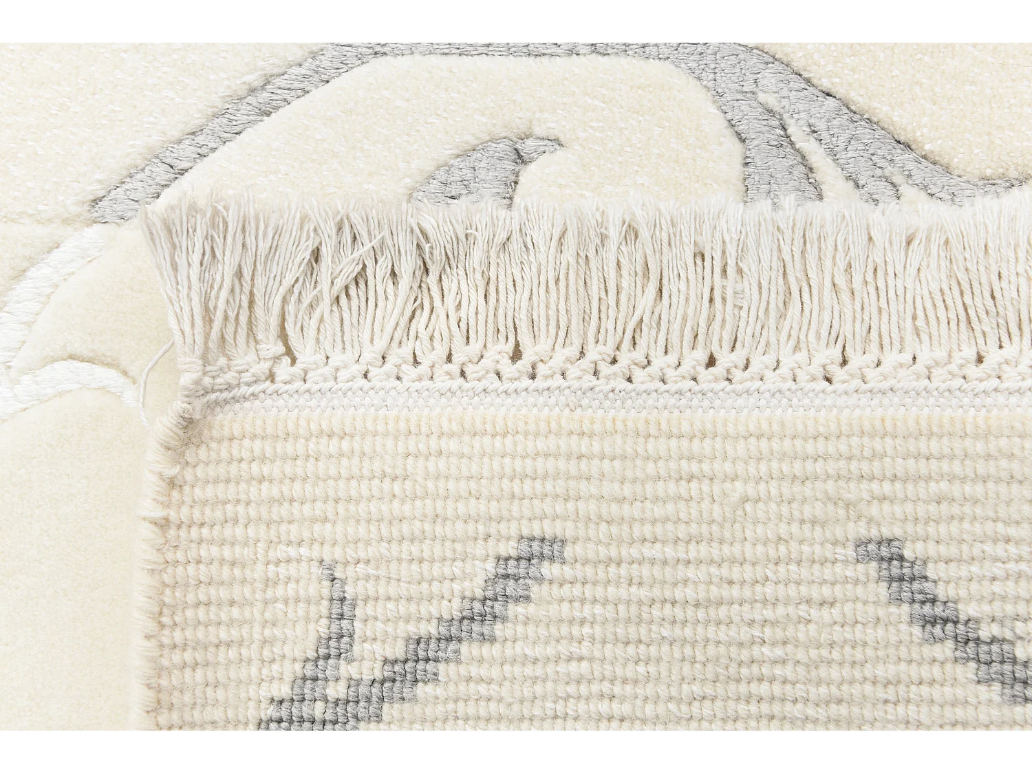 Tappeto per corridoio in lana 79x295 beige Darya