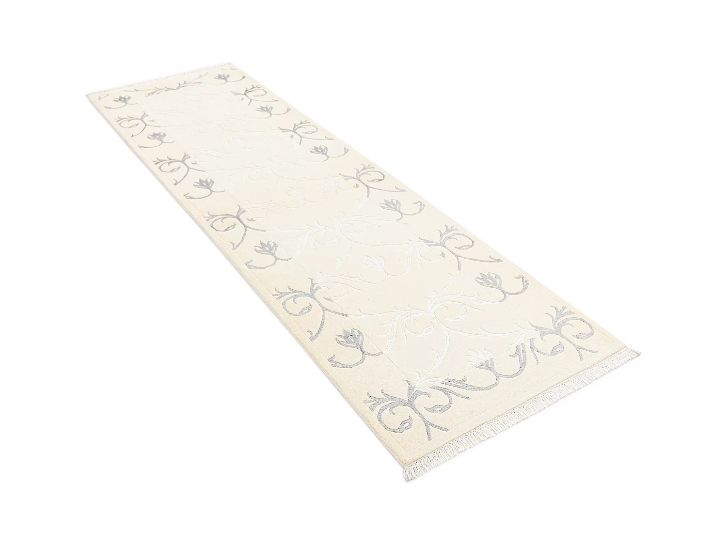 Tapis de couloir en laine 79x295 beige Darya