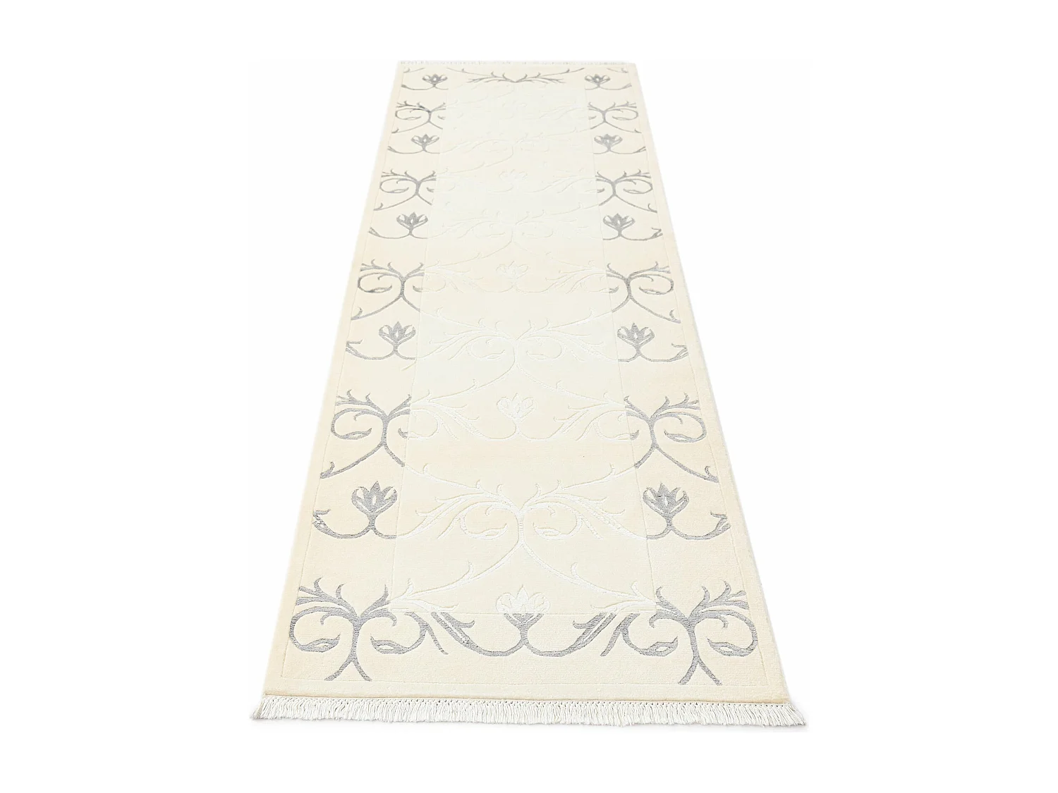 Tapis de couloir en laine 79x295 beige Darya