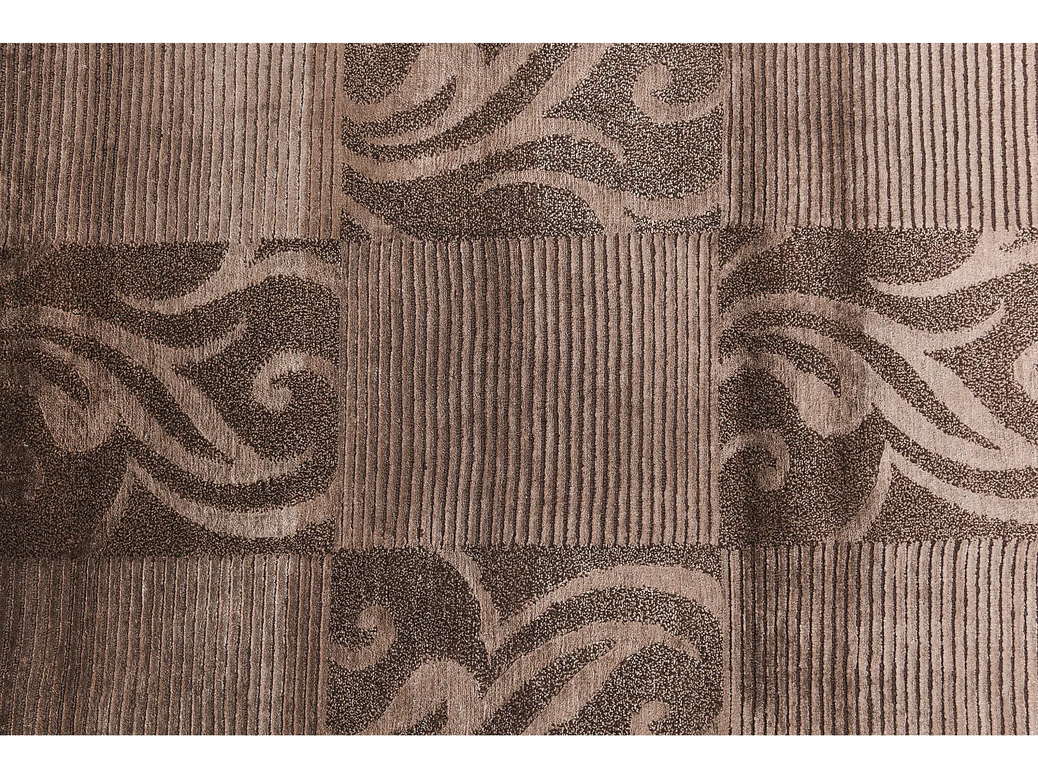 Läufer-Wollteppich 81x201 Braun Darya