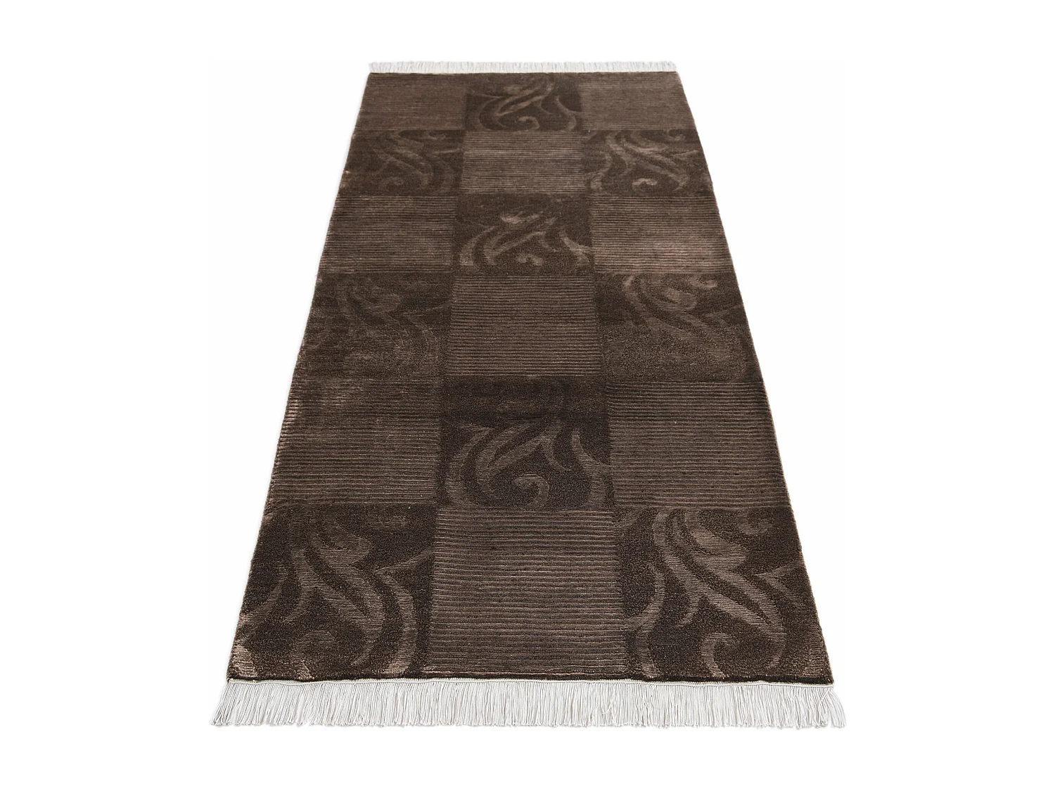 Loper-Woltapijt 201x81 Bruin Darya