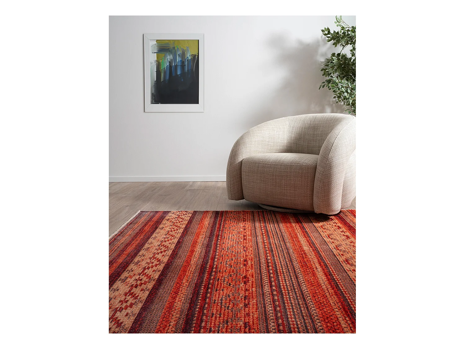 Teppich 185x275 Orange Kriens Makaha