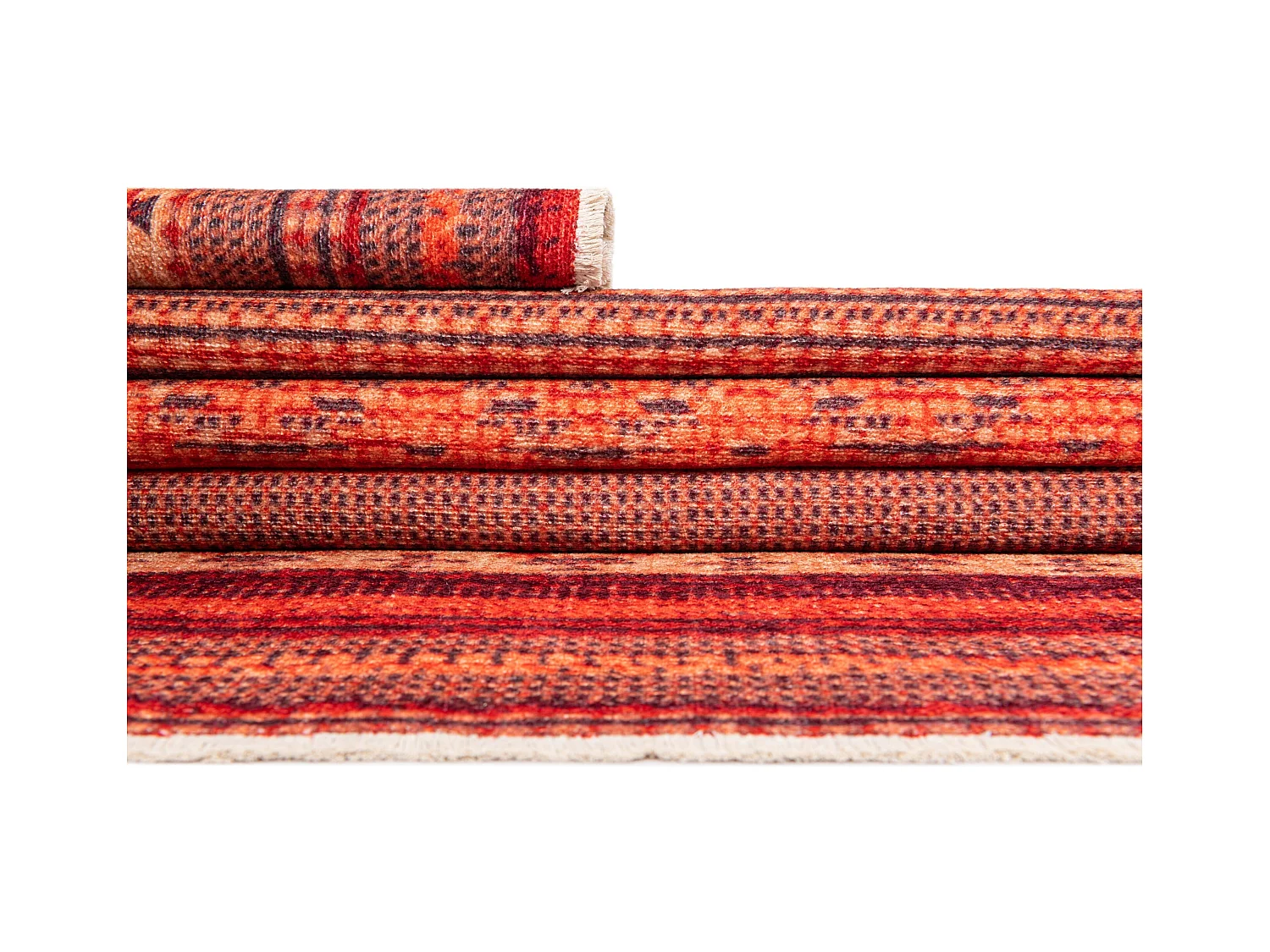 Tapis 185x275 orange Kriens Makaha