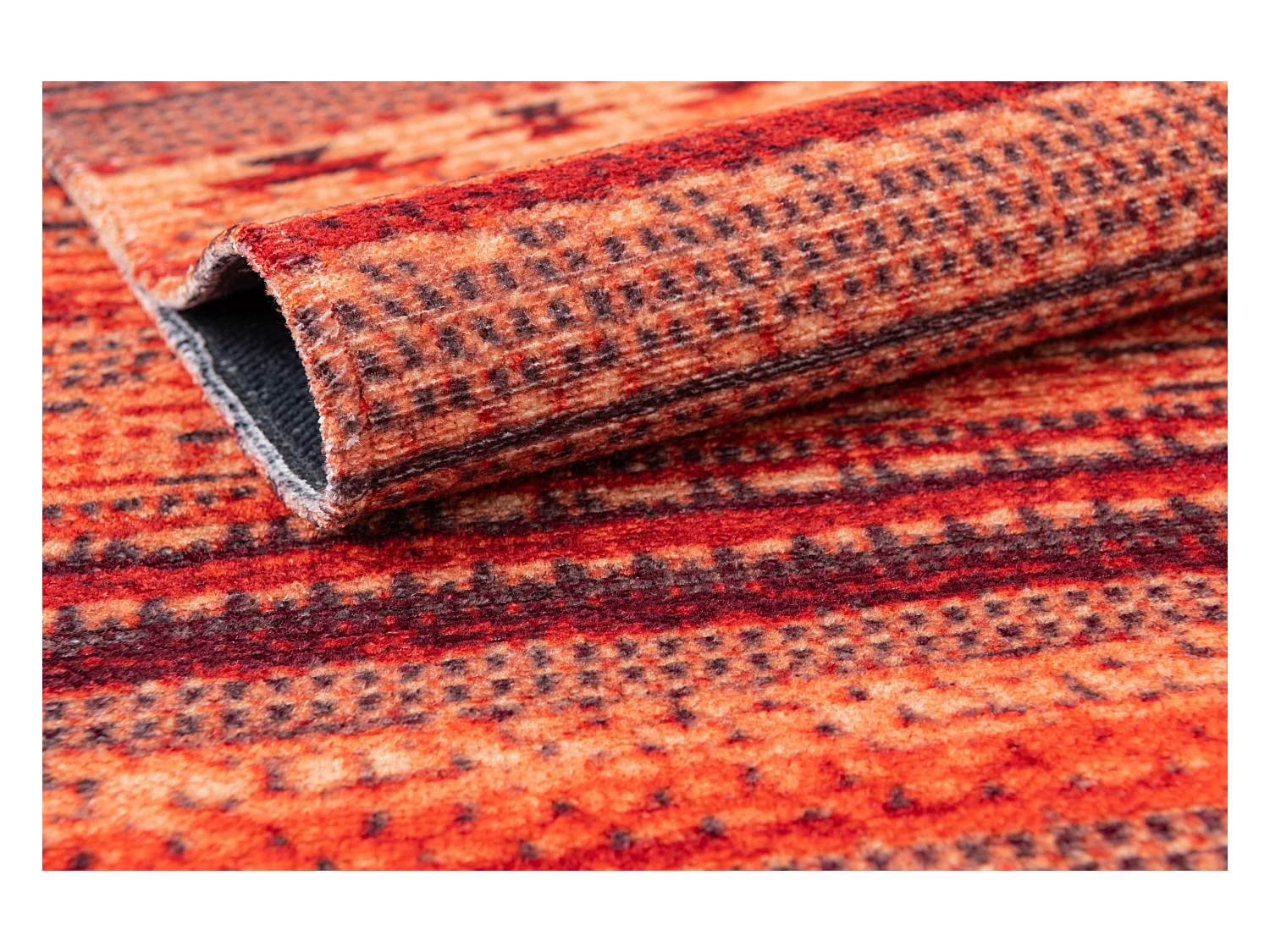 Tapis 185x275 orange Kriens Makaha