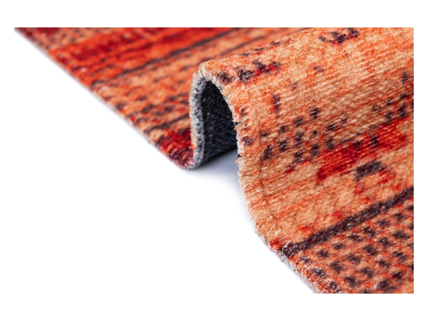 Tapis 185x275 orange Kriens Makaha