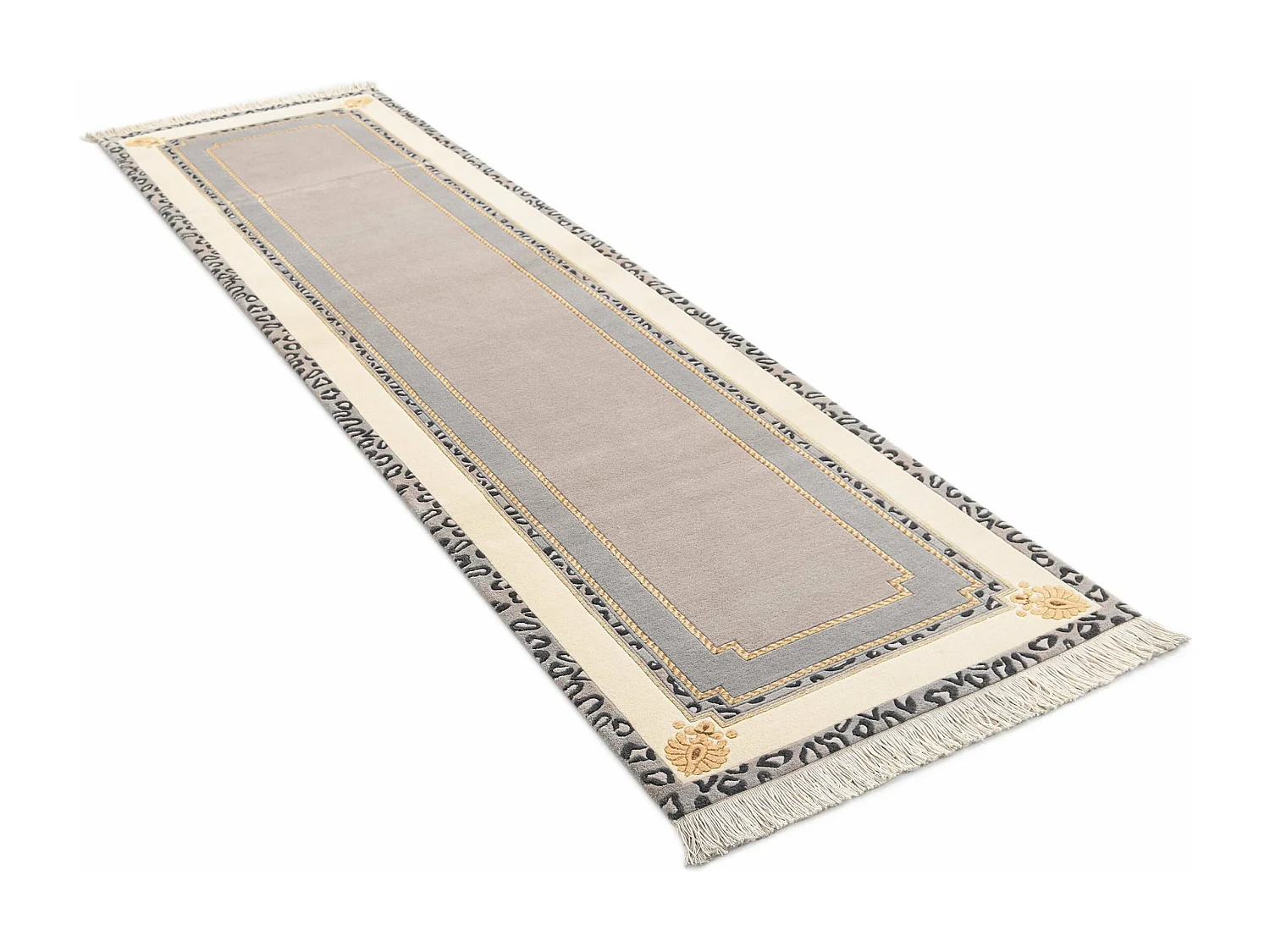 Loper-Woltapijt 302x81 Grijs Darya