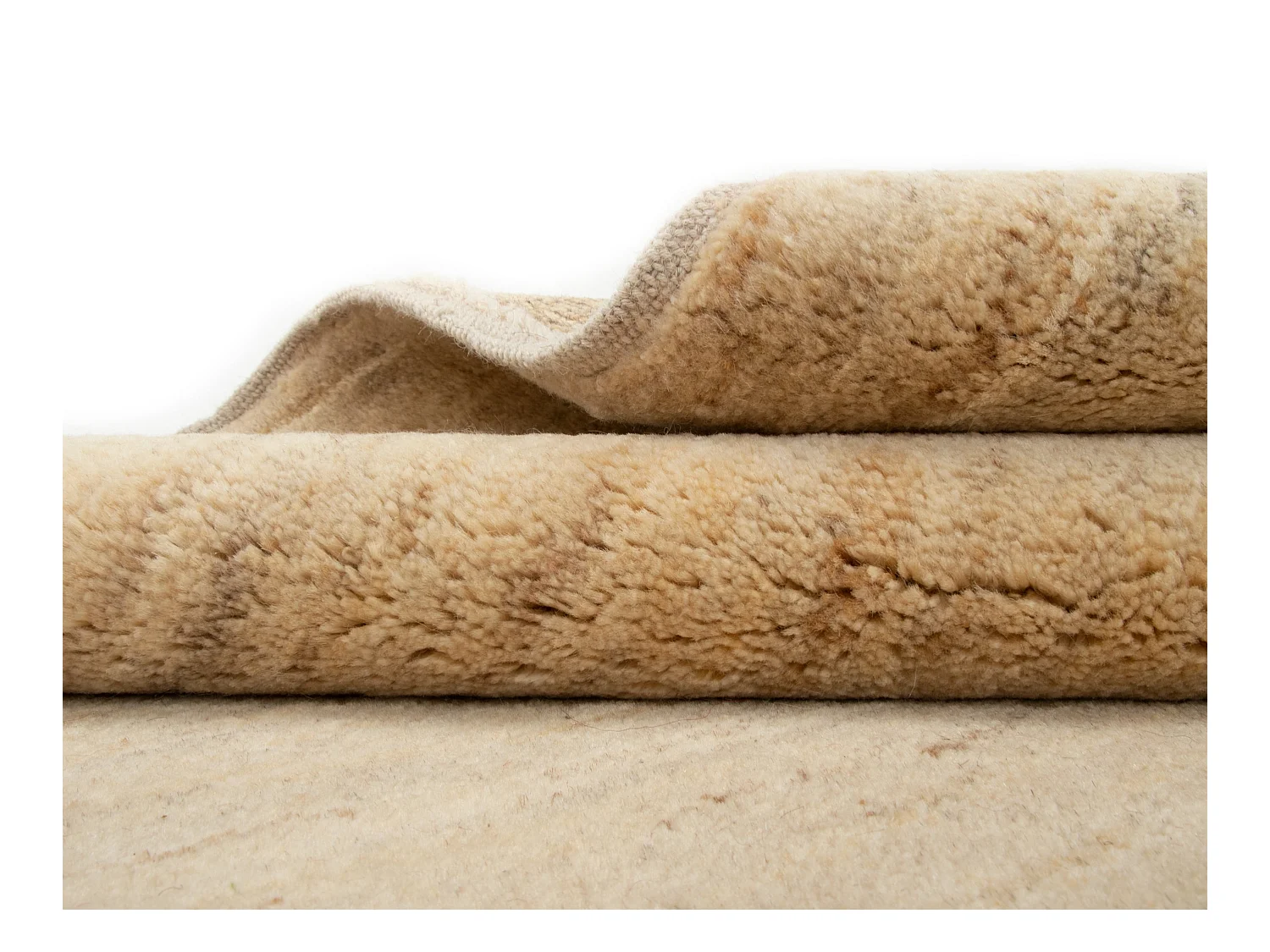 Tappeto in lana 151x205 beige Gabbeh Shouli