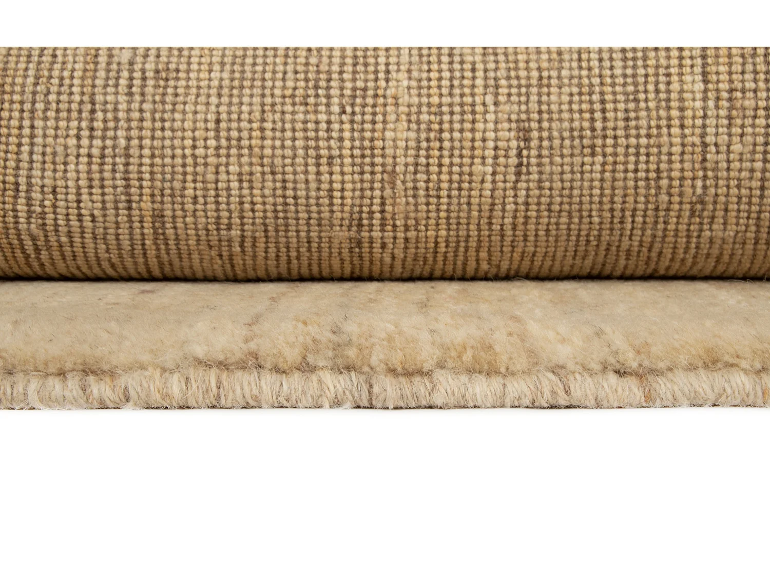 Tapis de laine 151x205 beige Gabbeh Shouli