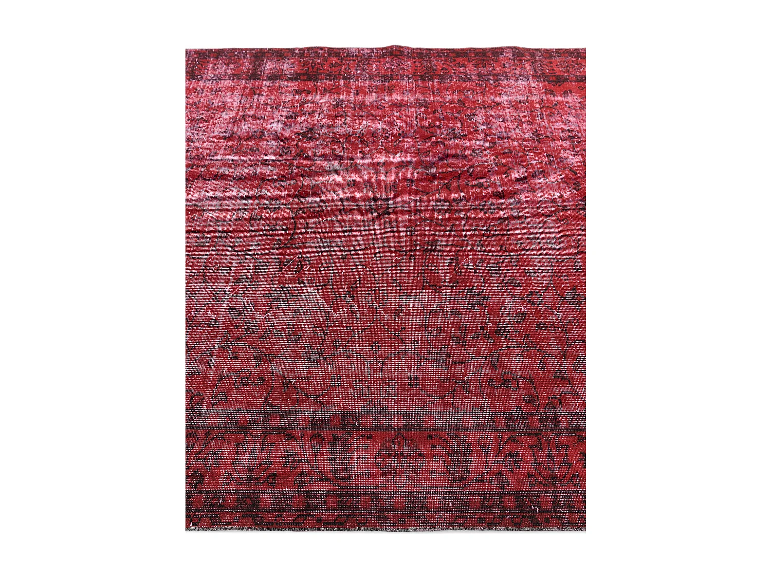 Tappeto in lana 165x279 rosso Ultra Vintage