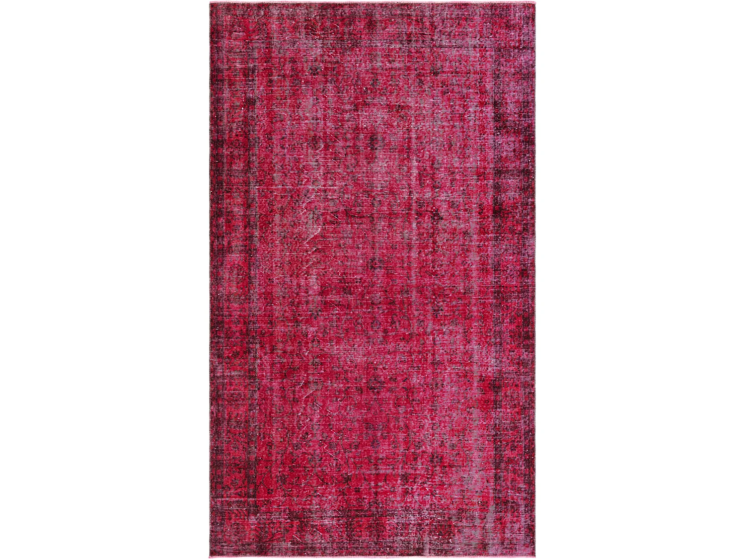 Tapis de laine 165x279 rouge Ultra Vintage