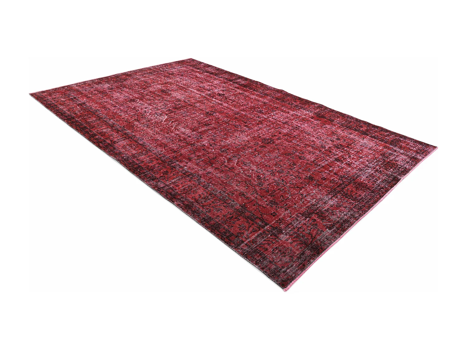 Tapis de laine 165x279 rouge Ultra Vintage