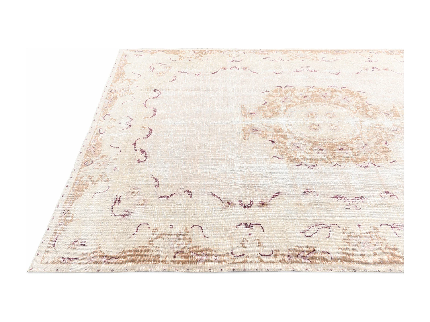 Wollteppich 183x274 Braun Ultra Vintage