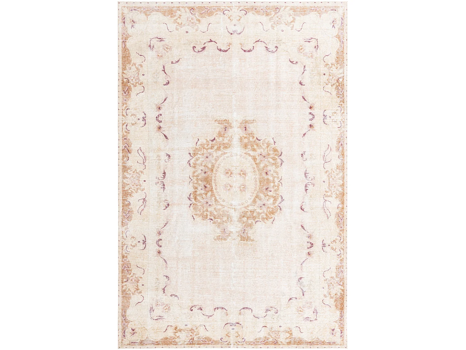 Tapis de laine 183x274 brun Ultra Vintage