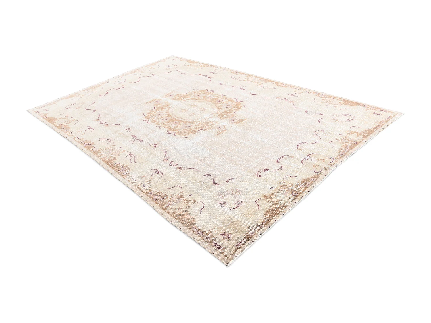 Tapis de laine 183x274 brun Ultra Vintage