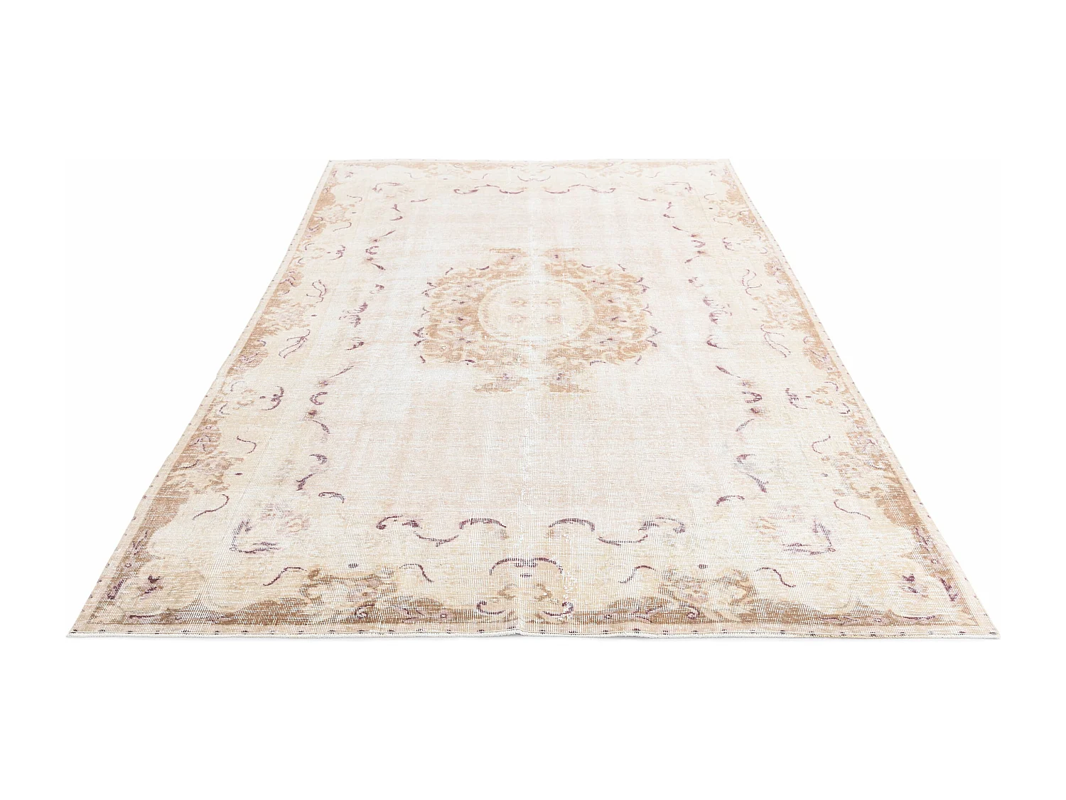 Tapis de laine 183x274 brun Ultra Vintage