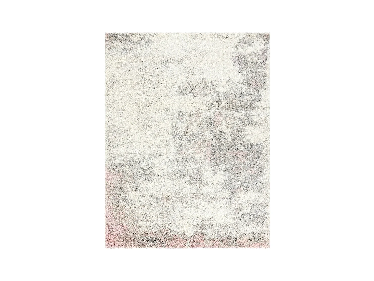 Hoogpolig tapijt 305x240 Beige - Roze Lachen Haze