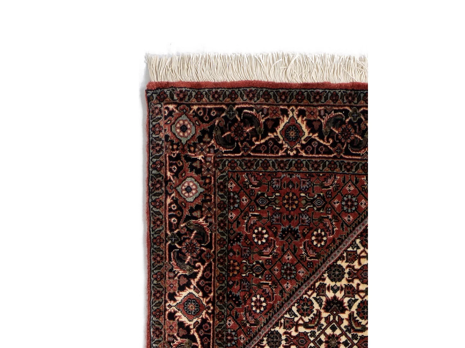 Tapis de couloir en laine 85x304 rouge Bidjar