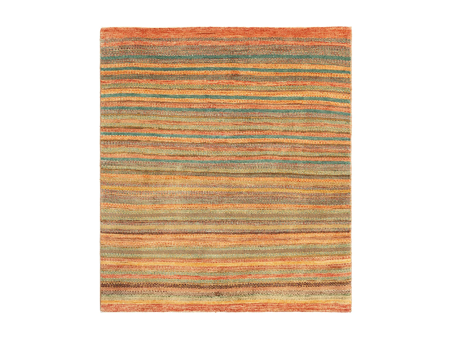 Tapis de laine 123x141 brun Juma
