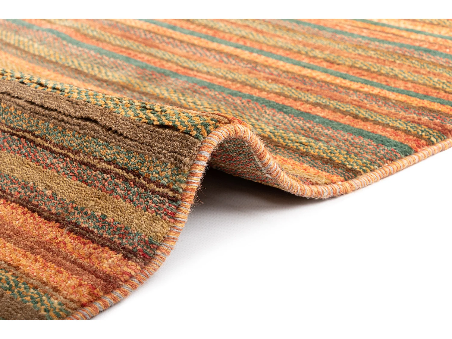 Tapis de laine 123x141 brun Juma