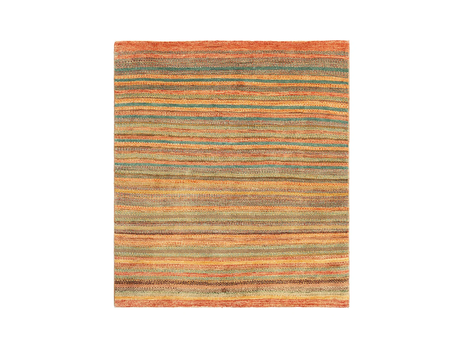 Tapis de laine 123x141 brun Juma