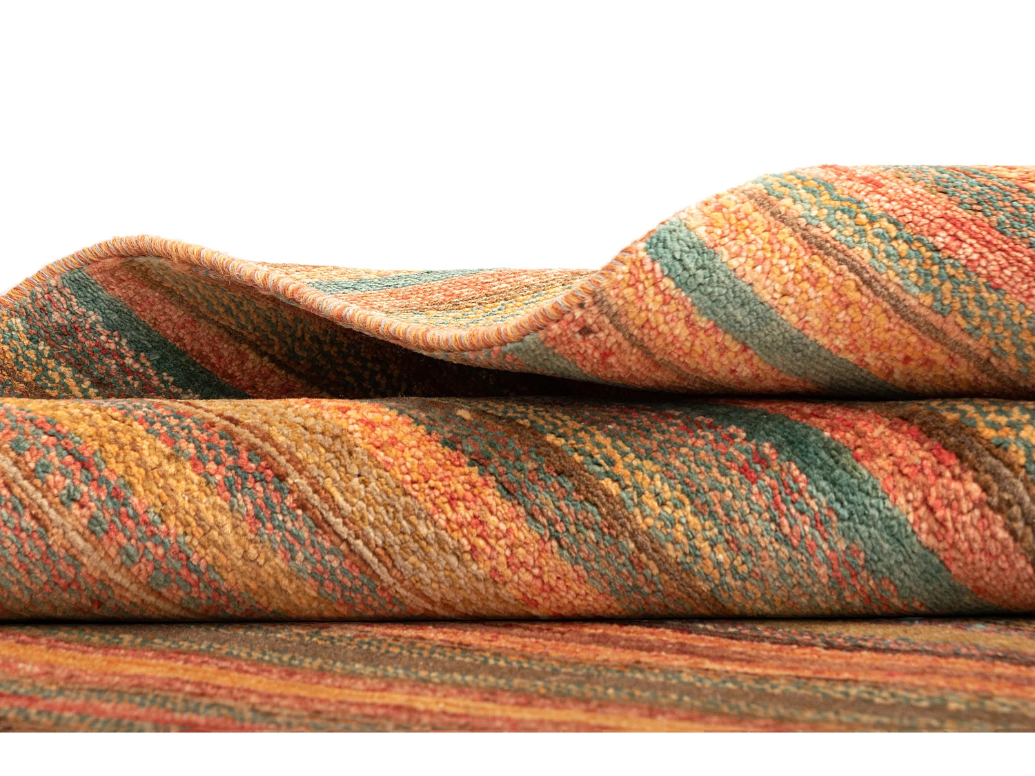 Tapis de laine 123x141 brun Juma