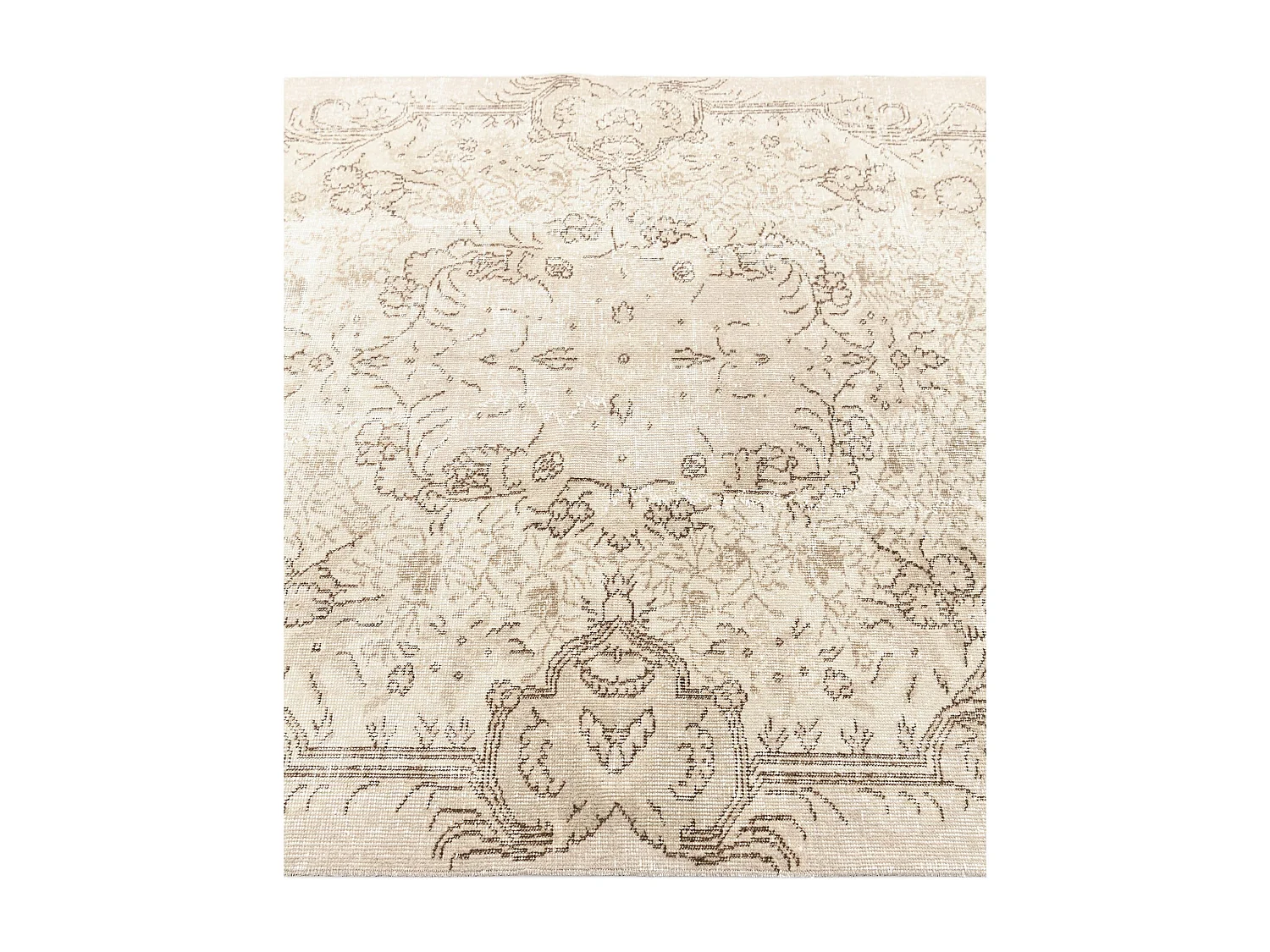 Wollteppich 150x274 Braun Ultra Vintage