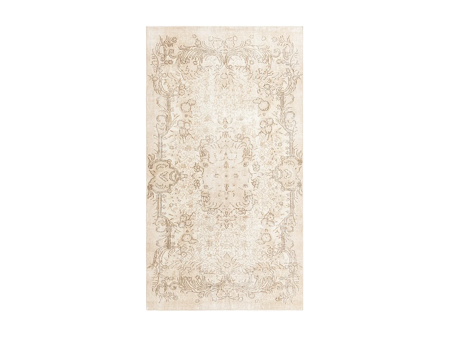 Tapis de laine 150x274 brun Ultra Vintage