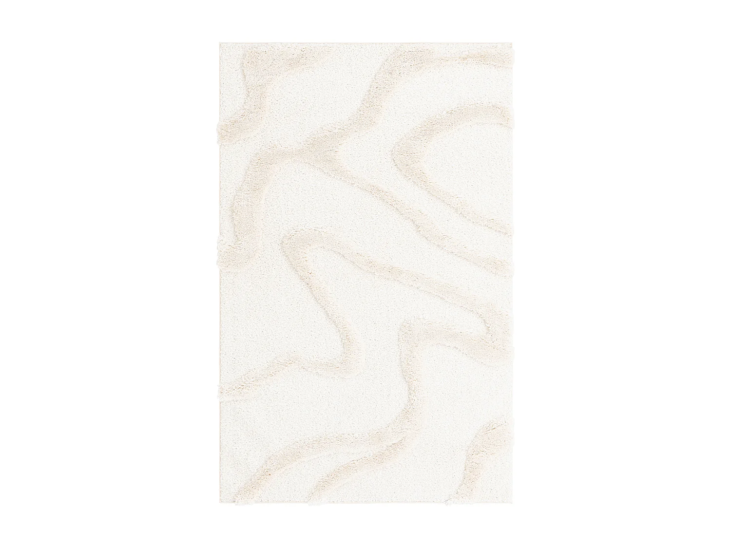 Hochflorteppich 240x305 Weiss Thun Arbor