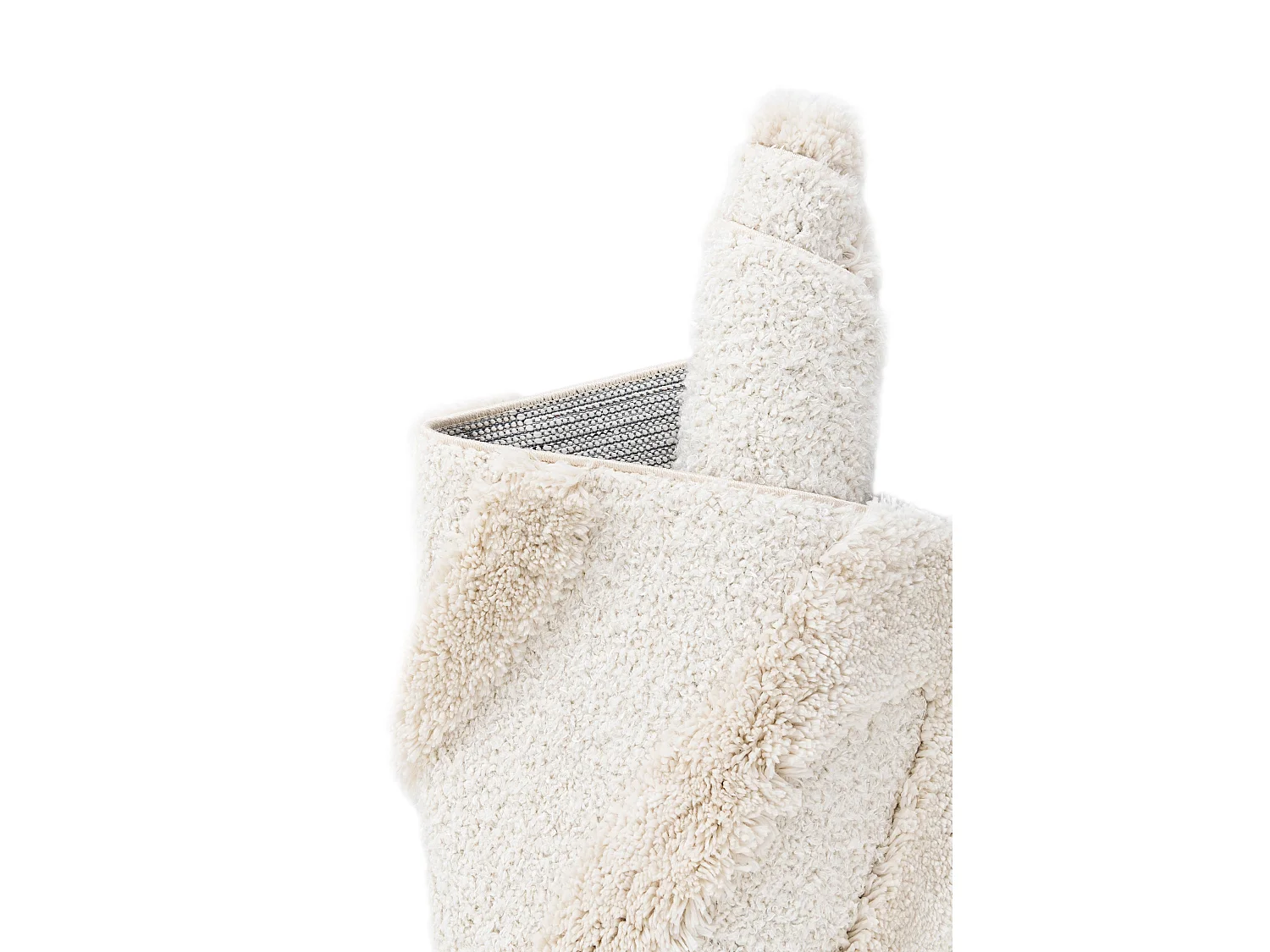 Hochflorteppich 240x305 Weiss Thun Arbor