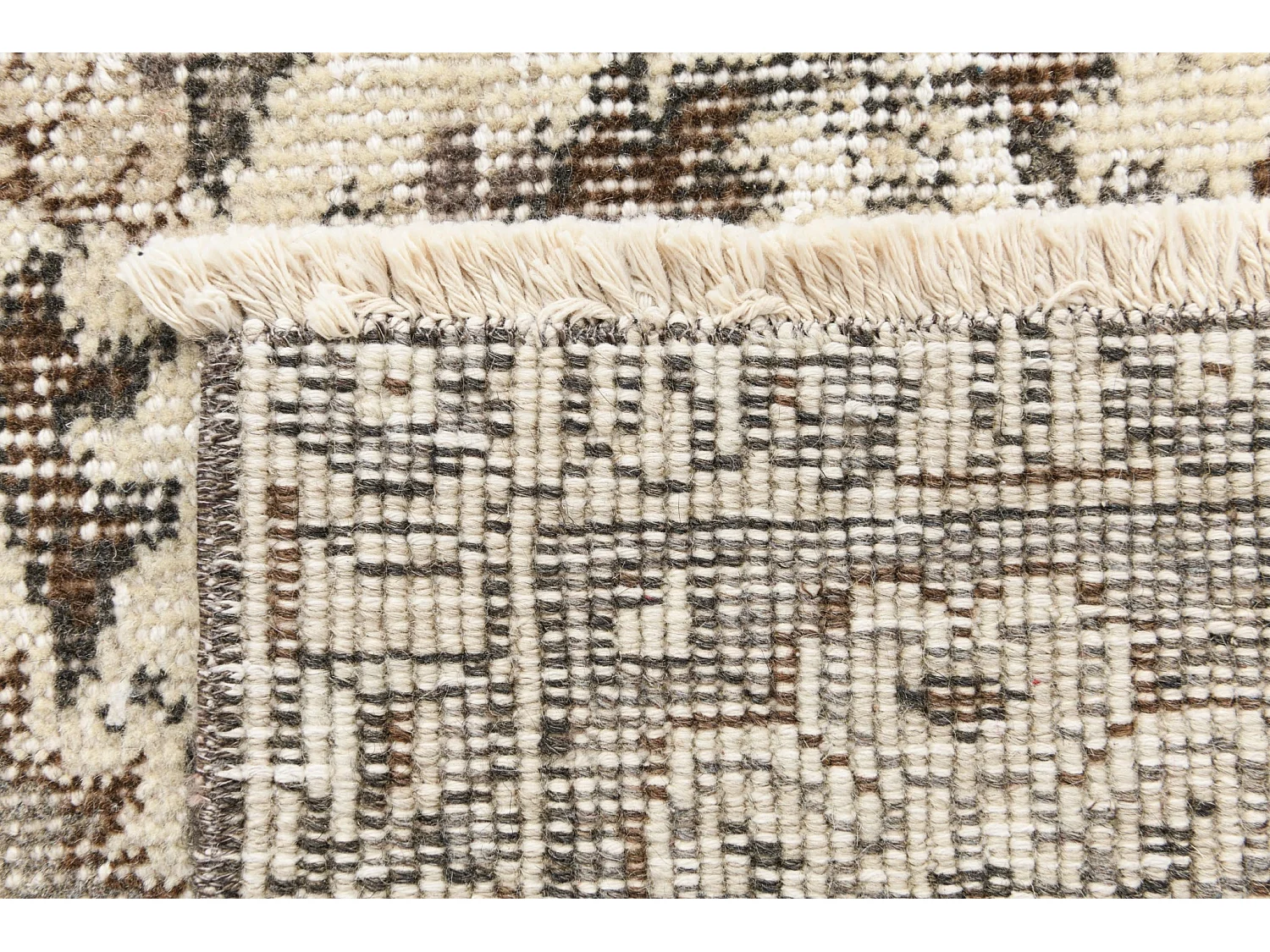 Tappeto in lana 150x249 beige Ultra Vintage