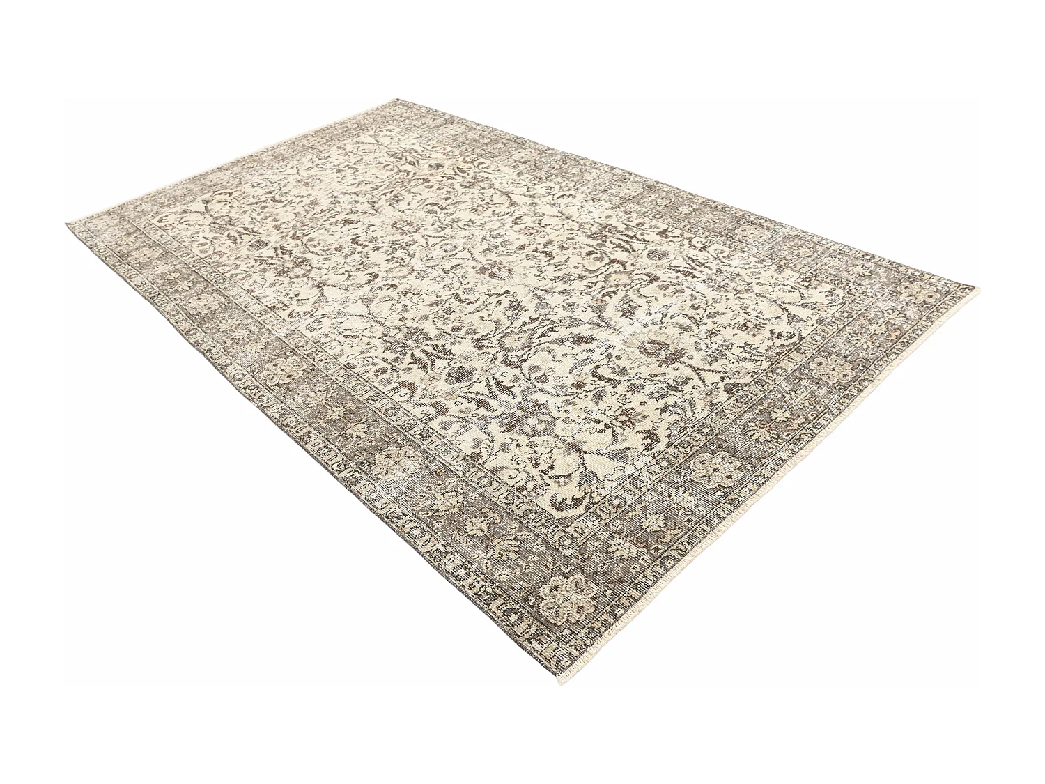 Tapis de laine 150x249 beige Ultra Vintage