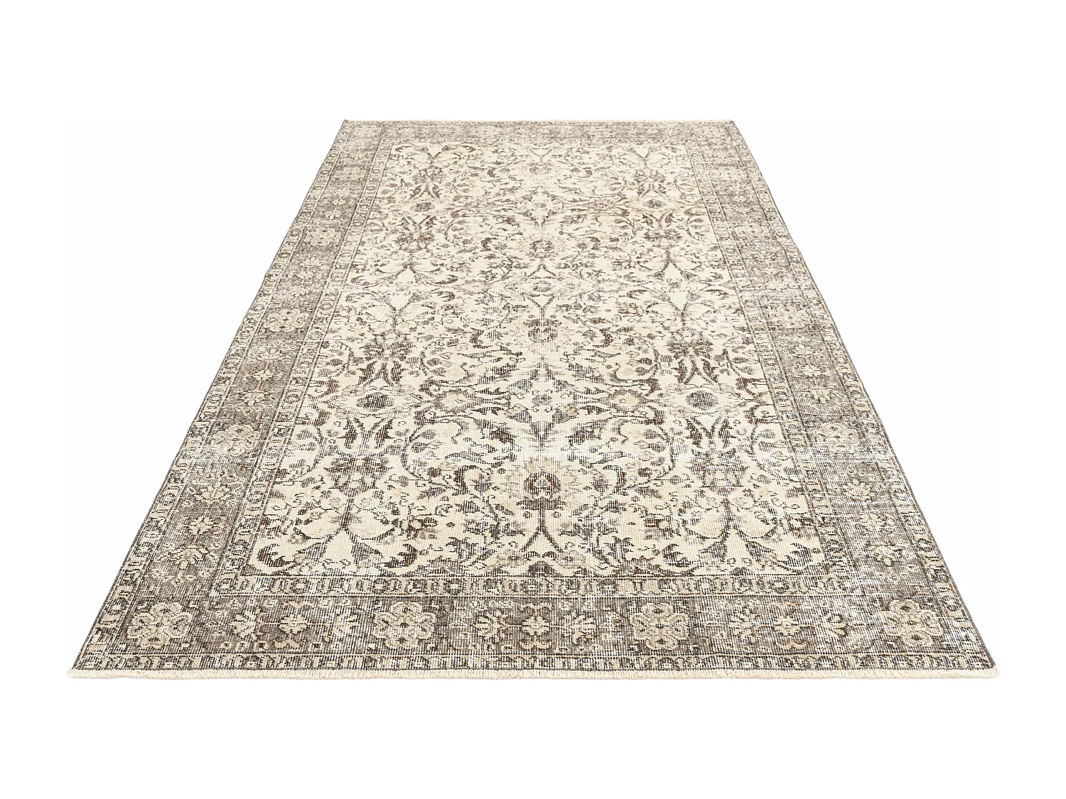 Tapis de laine 150x249 beige Ultra Vintage