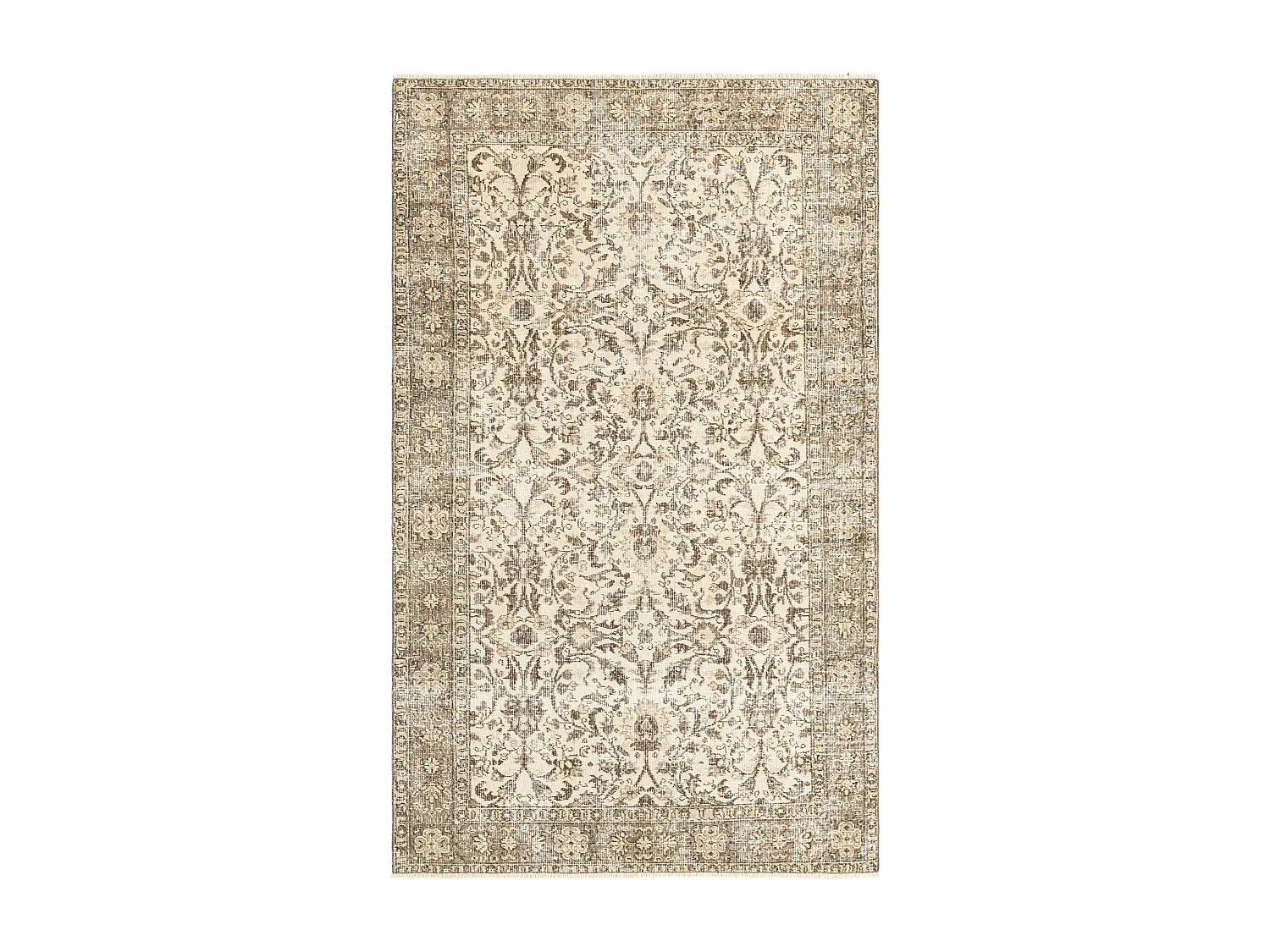 Tapis de laine 150x249 beige Ultra Vintage