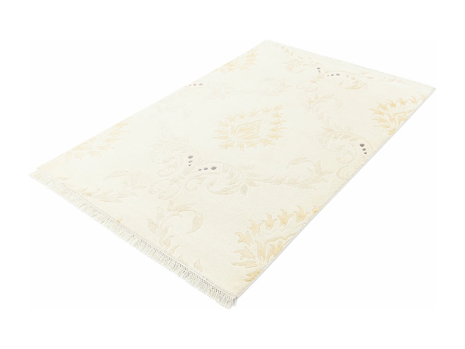 Tapis de laine 122x183 beige Darya
