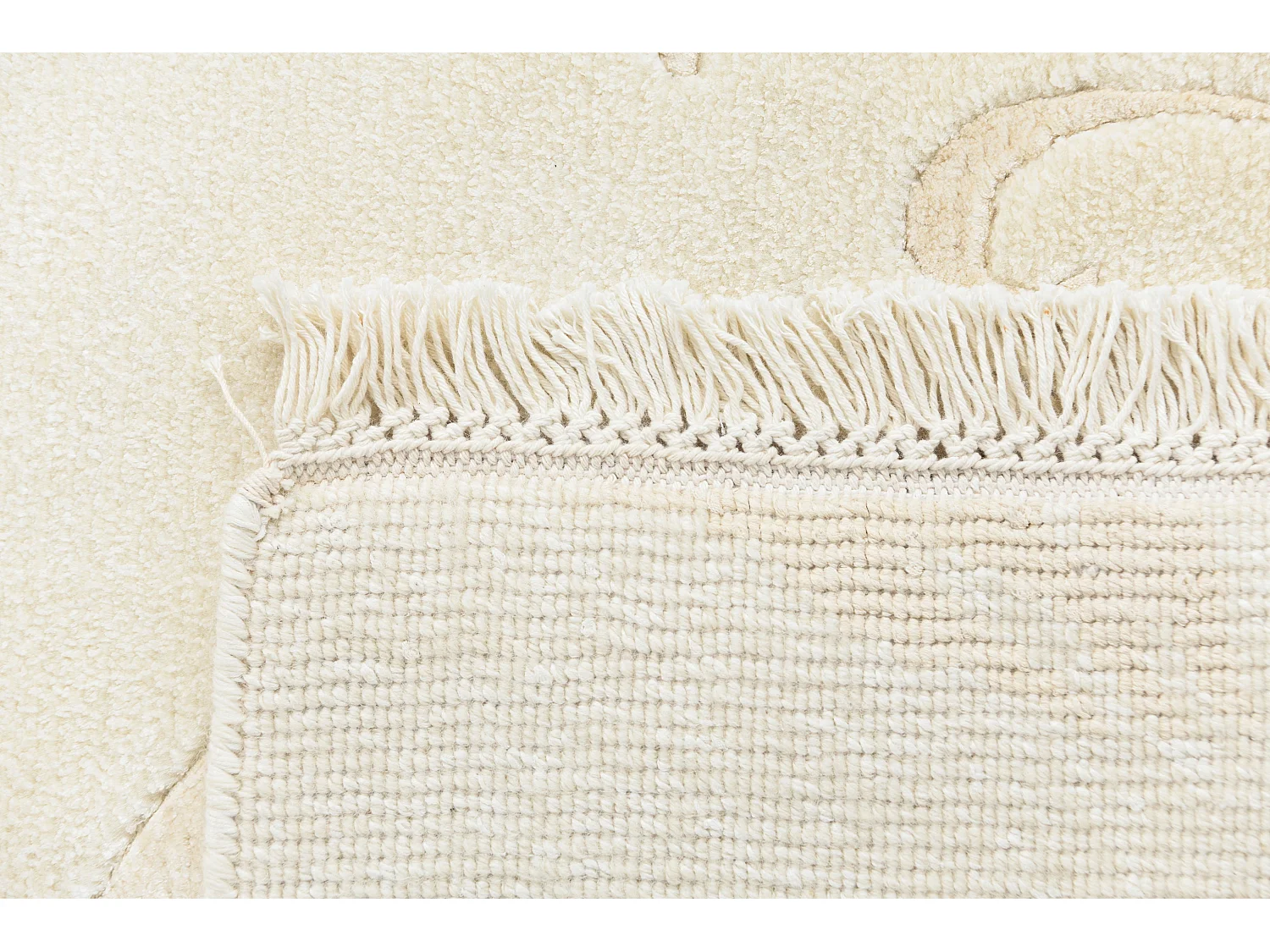 Tapis de laine 122x183 beige Darya