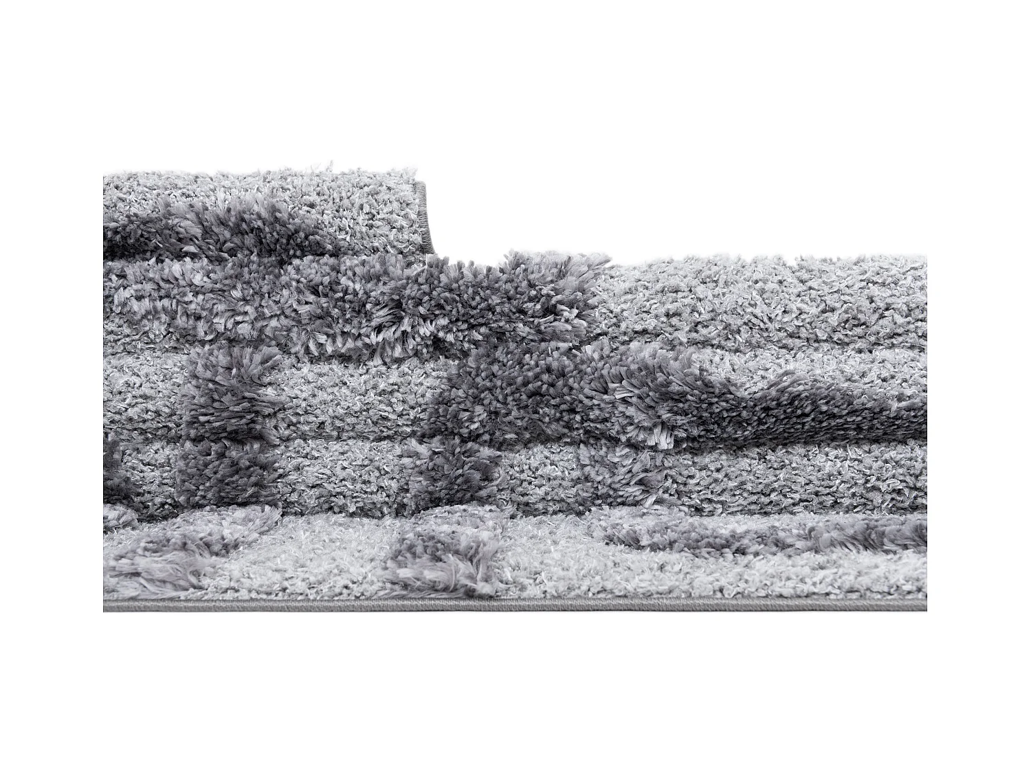 Hoogpolig tapijt 185x125 Grijs Thun Artem