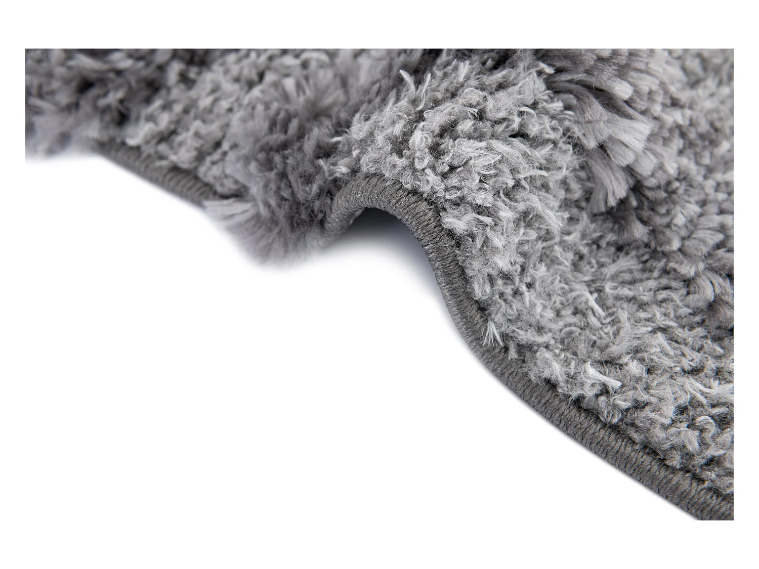 Hoogpolig tapijt 185x125 Grijs Thun Artem