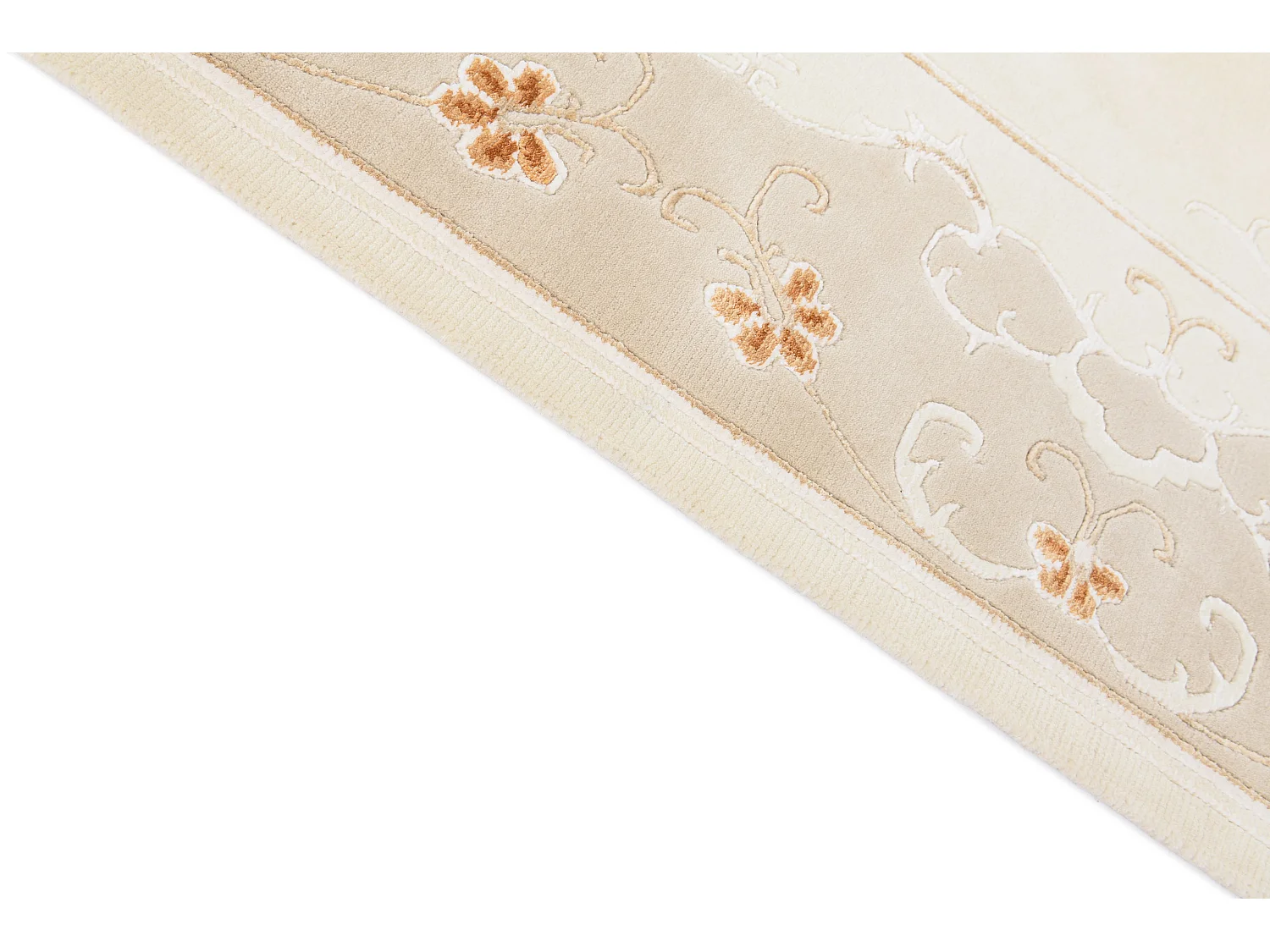 Tapis de laine 170x244 beige Darya