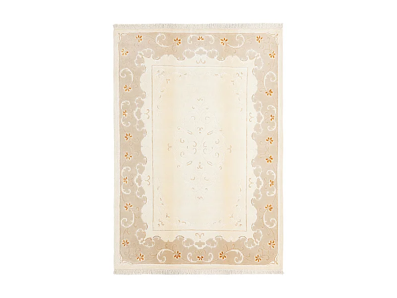Tapis de laine 170x244 beige Darya