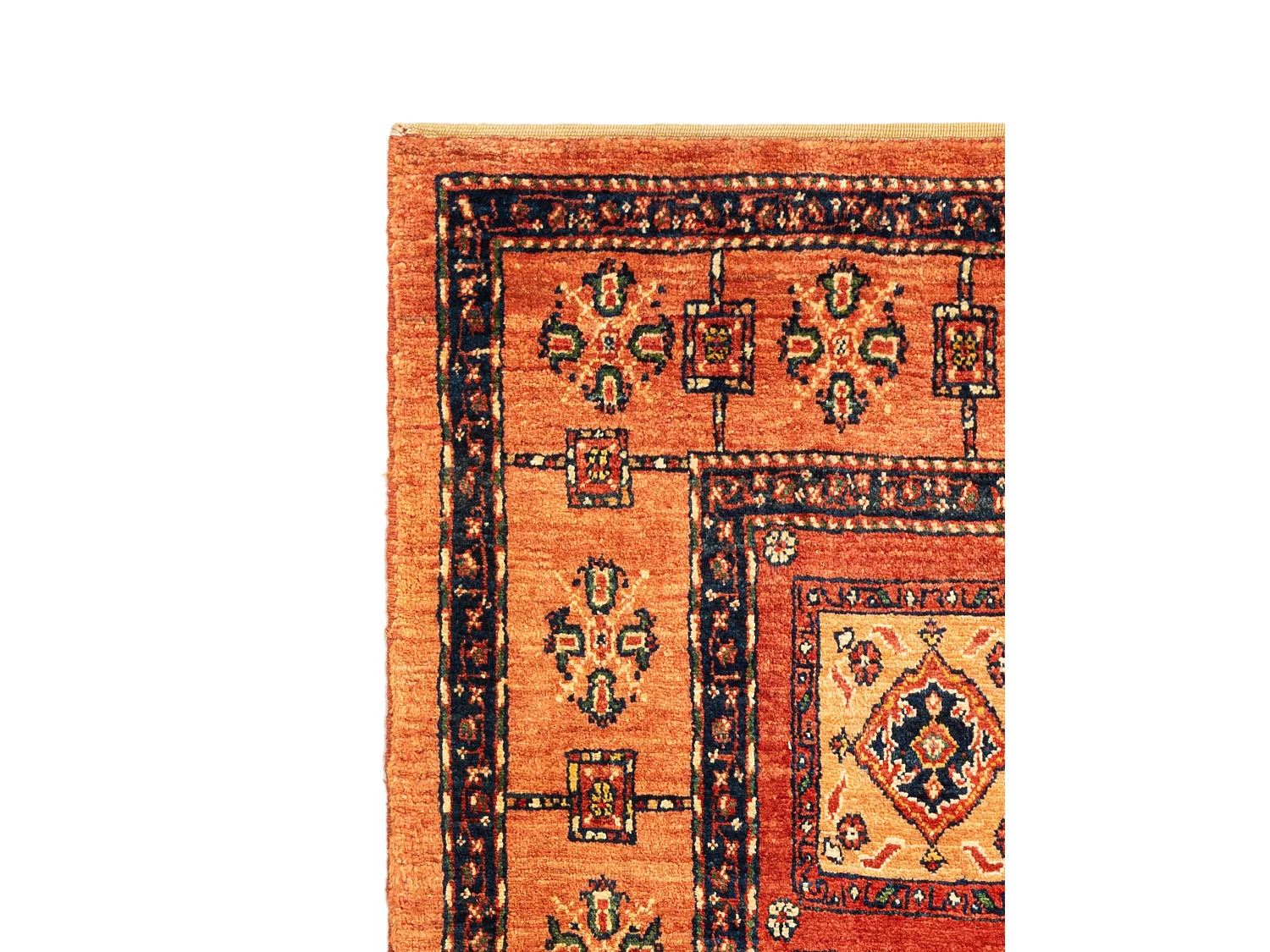 Tappeto in lana 103x177 arancia Kashkuli