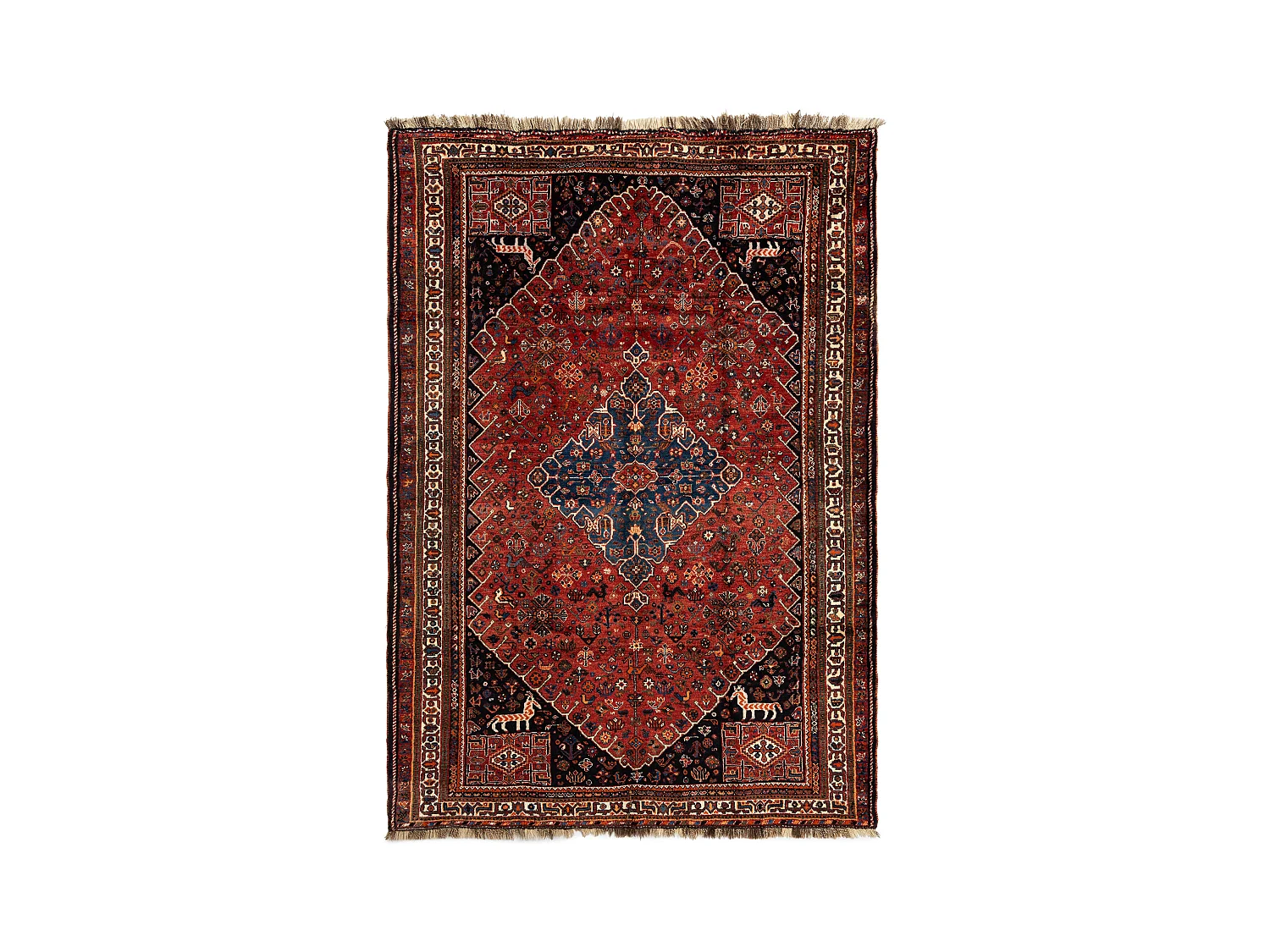 Tapis de laine 176x258 rouge Ghashghai
