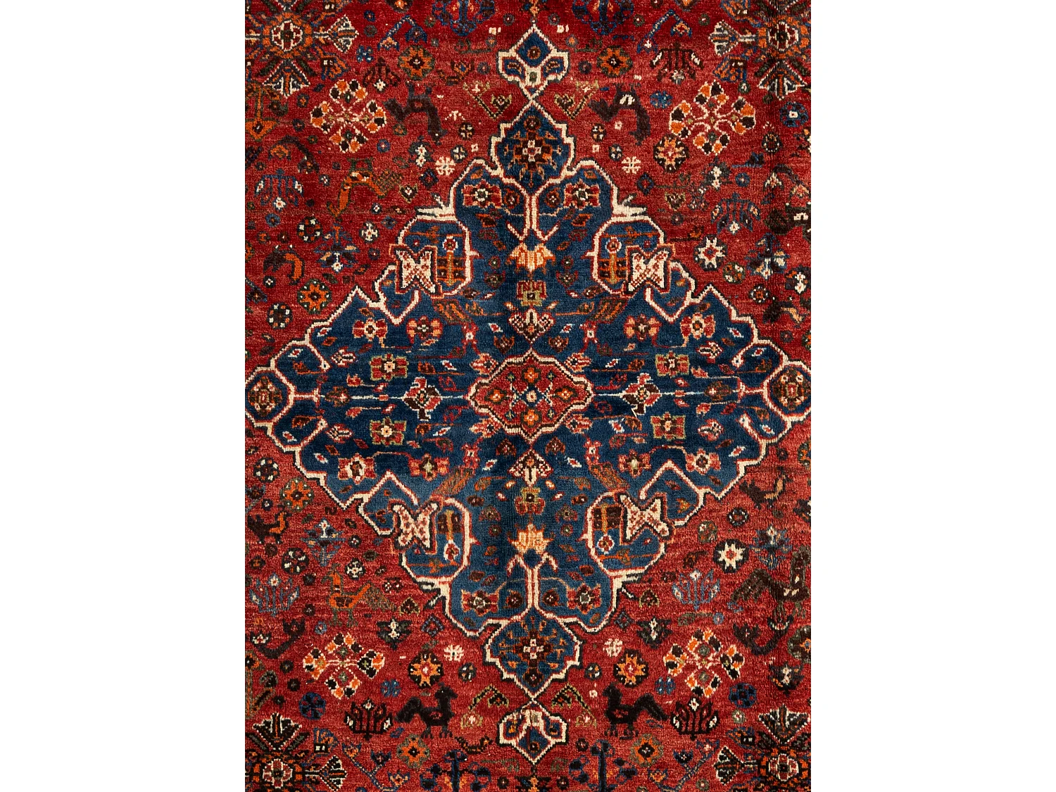 Tapis de laine 176x258 rouge Ghashghai