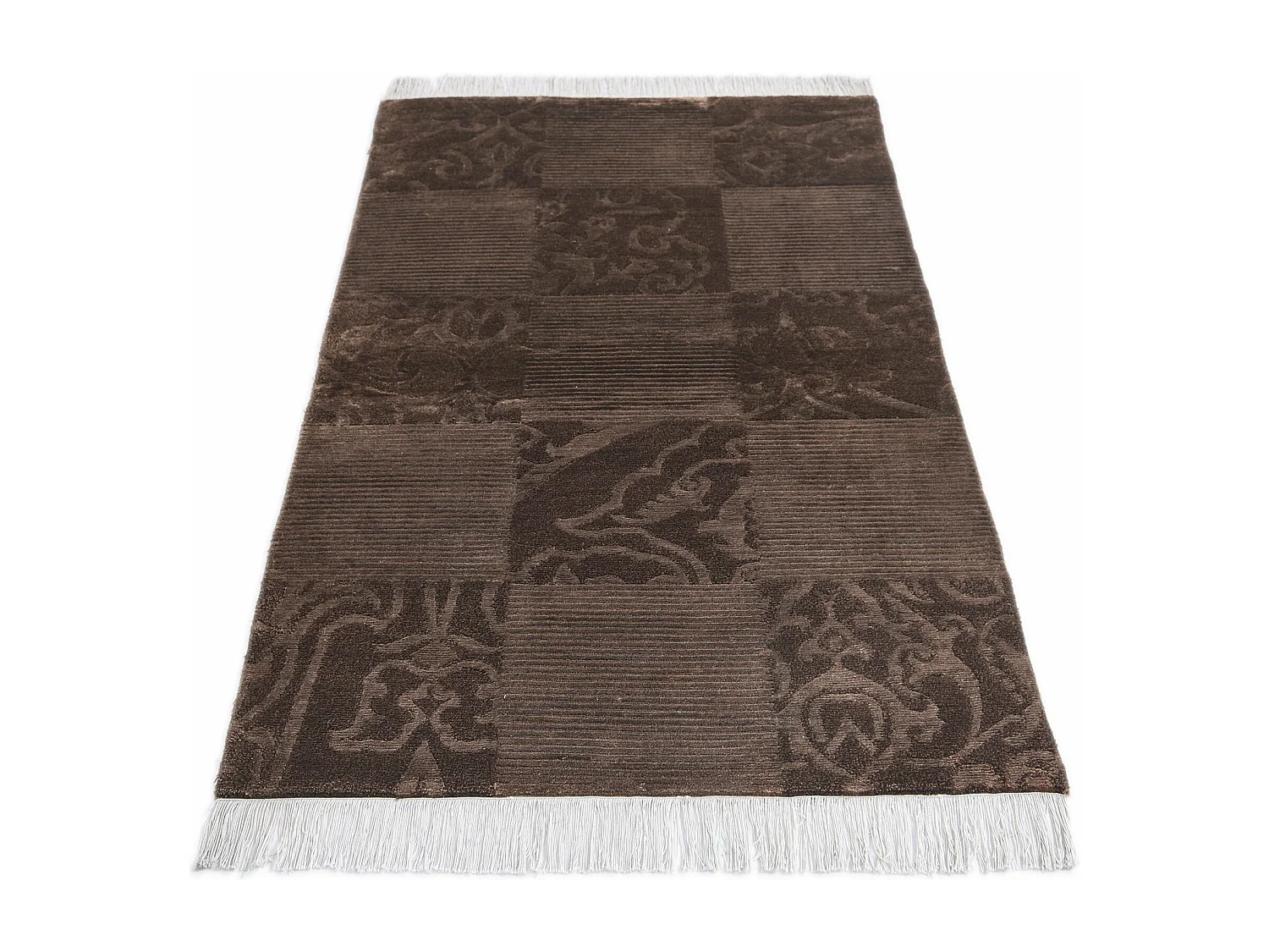 Tapis de laine 81x140 brun Darya