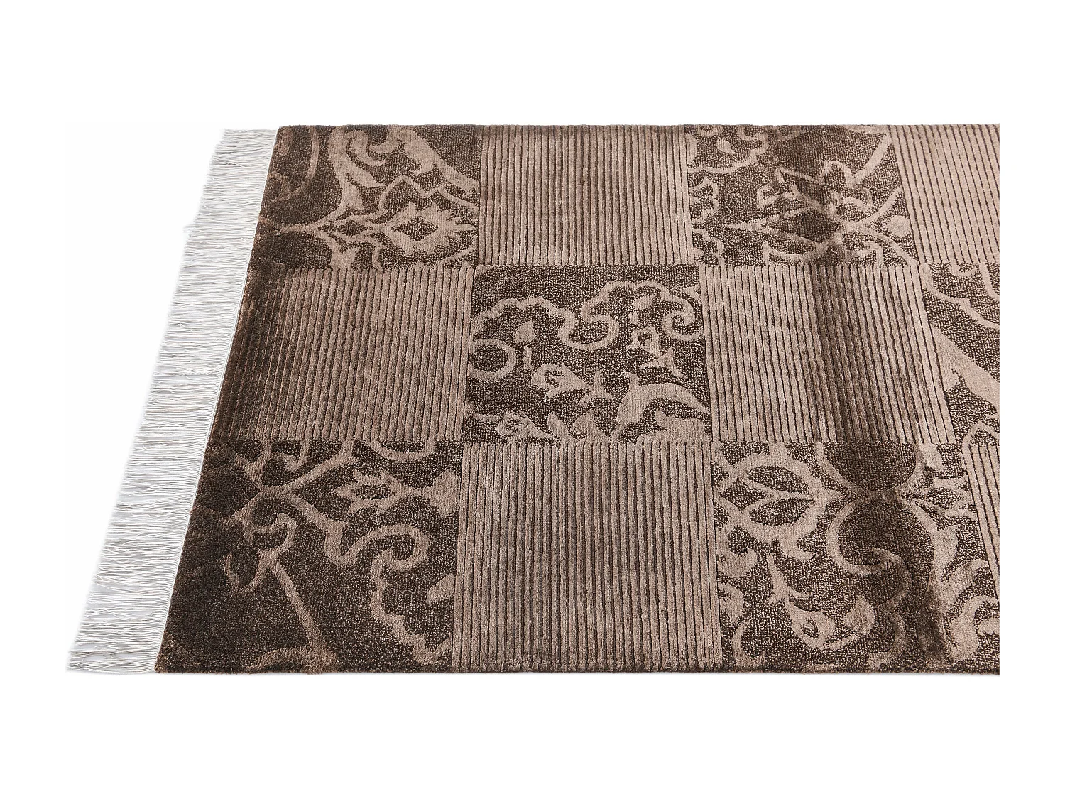 Tapis de laine 81x140 brun Darya